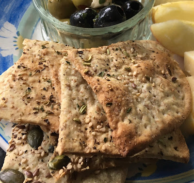 homemade savoury crackers