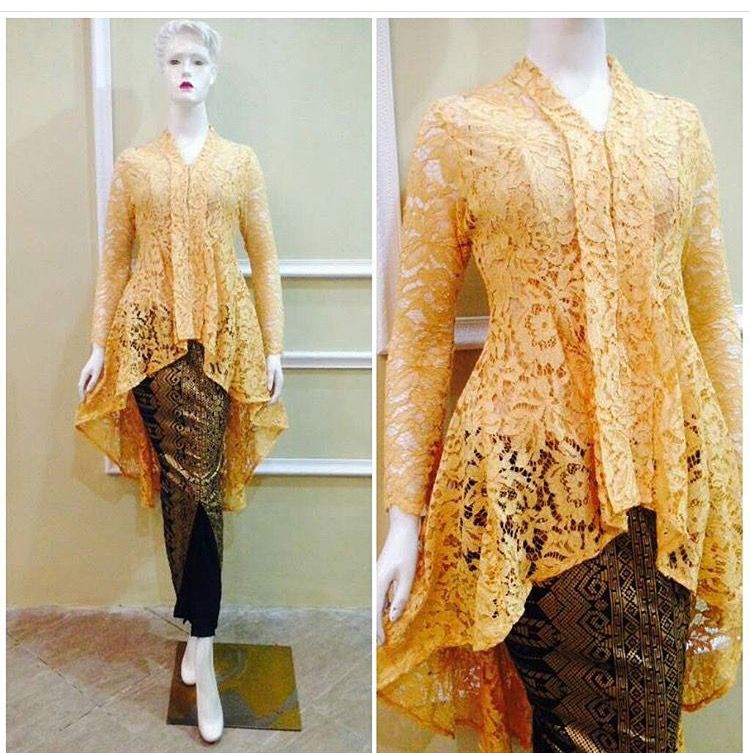 Model Kebaya Kutu Baru Modern Klasik Brokat Berhijab Terbaru 2019