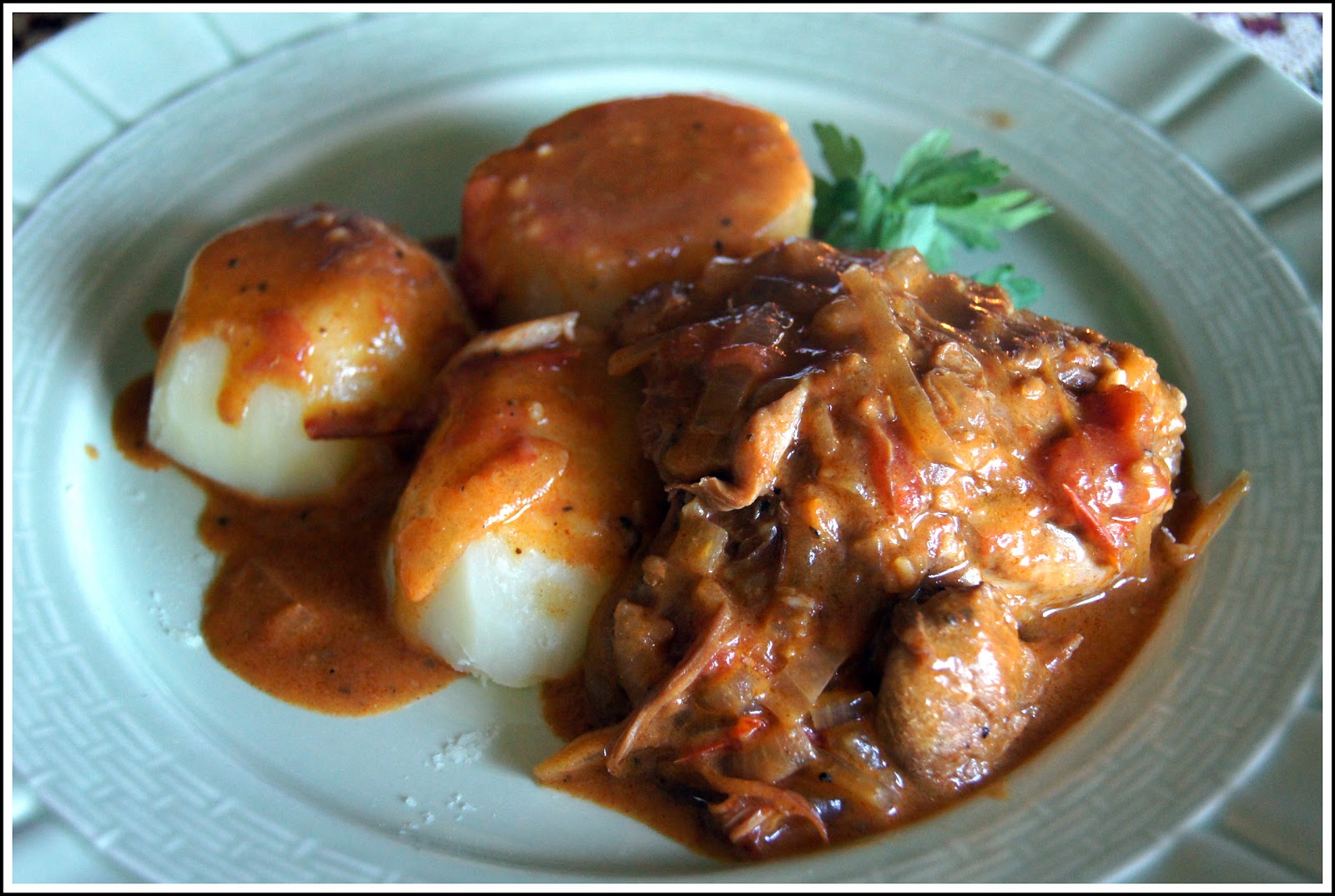 Karen Cooks Chicken Paprikash (Paprika Hendl)