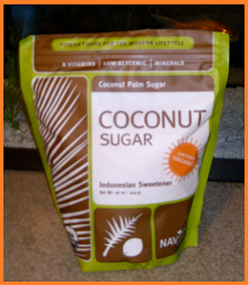 Package of 100% organic coconut palm sugar