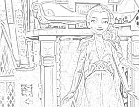 Frozen II Arendelle Castle Playset coloring pages coloring.filminspector.com