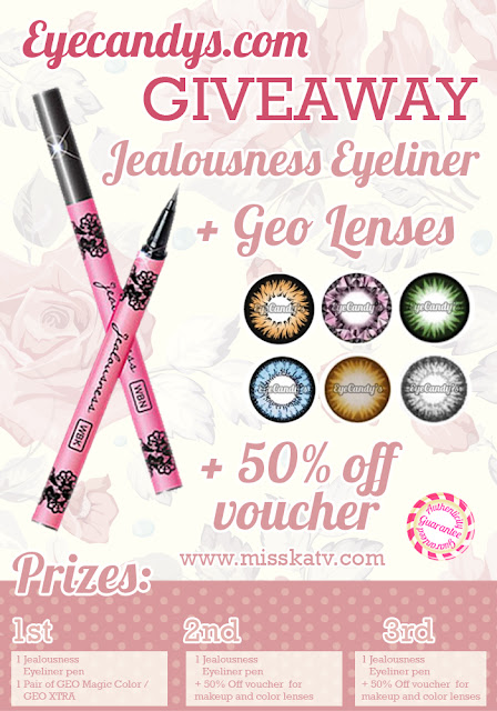 Eyecandys  and Missktv giveaway till el 30.03. International