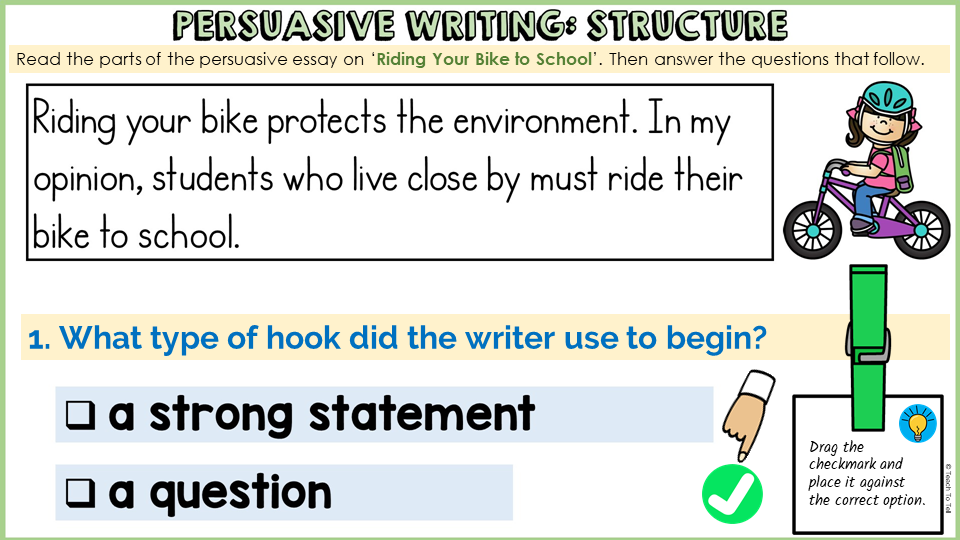 persuasive essay google slides