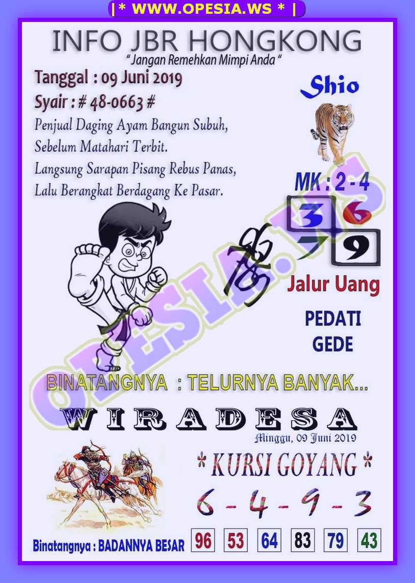 45 Syair opesia hk tgl 9 juni 2021