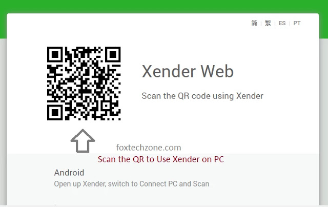 xender for android tv web