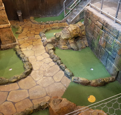 The Lost Valley Adventure Golf course at Amazonia in Bolton