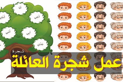 كيفية رسم شجرة العائلة بالانجليزية رسم