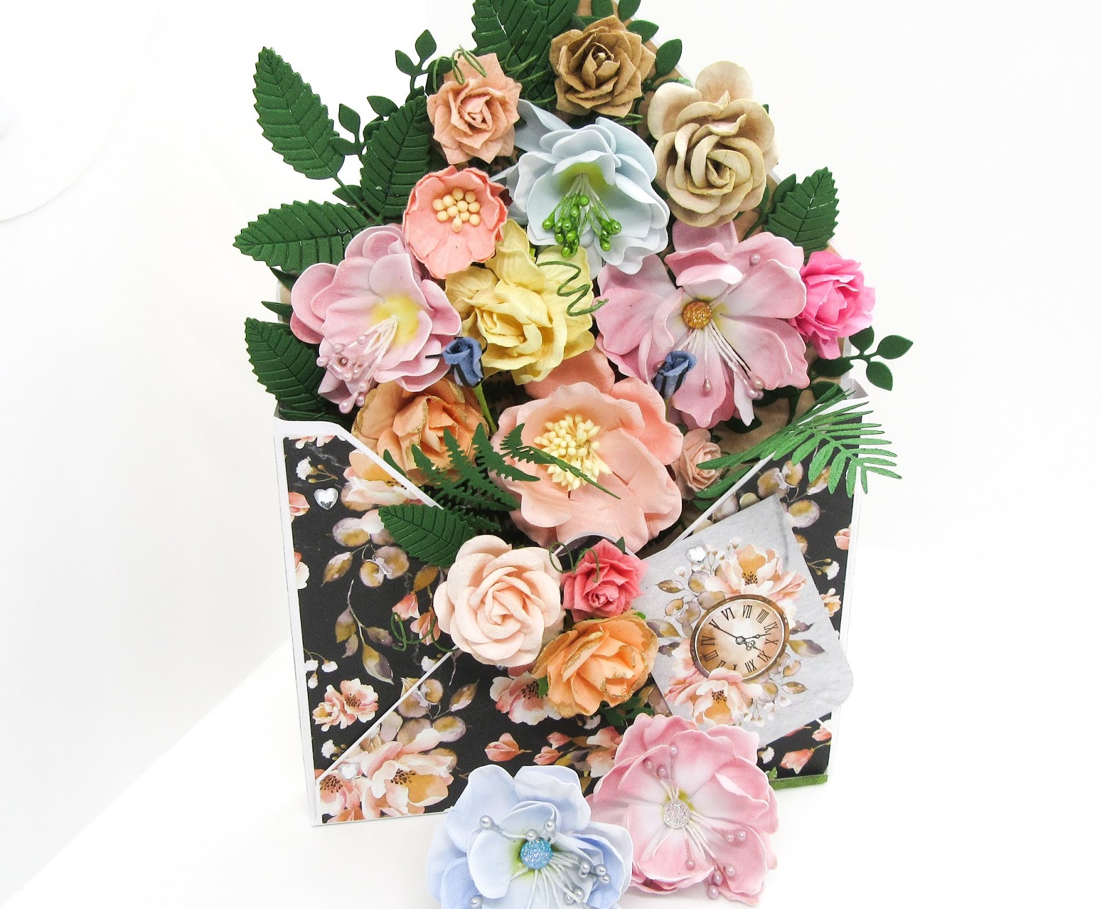 Positively papercraft Beautiful Flower Box Card