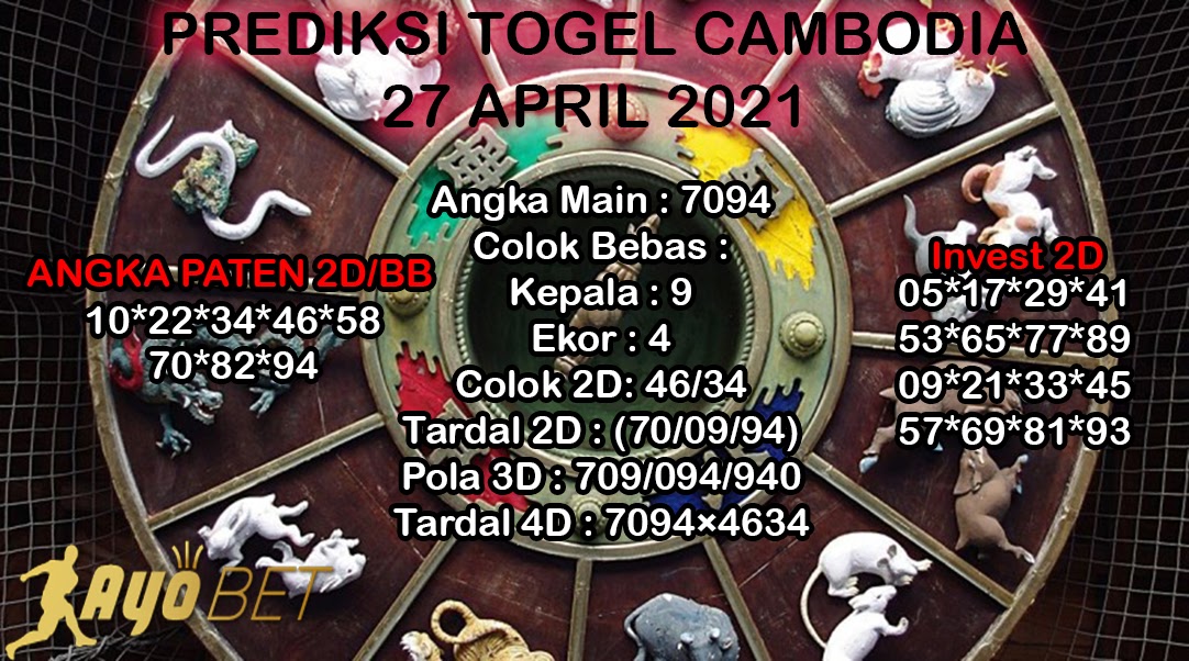 12+ Prediksi Angka Main Cambodia 27 November 2021