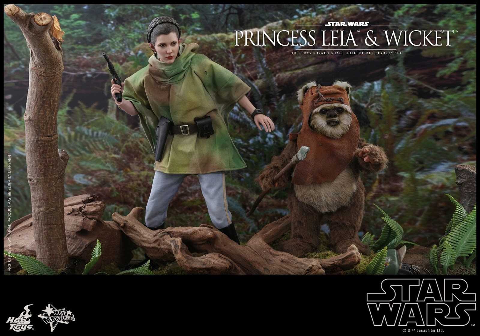 Hot Toys Star Wars Princess Leia and Wicket
