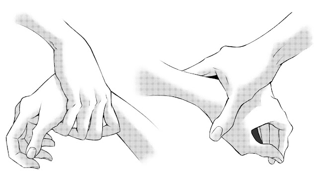 How to draw hands to be taken