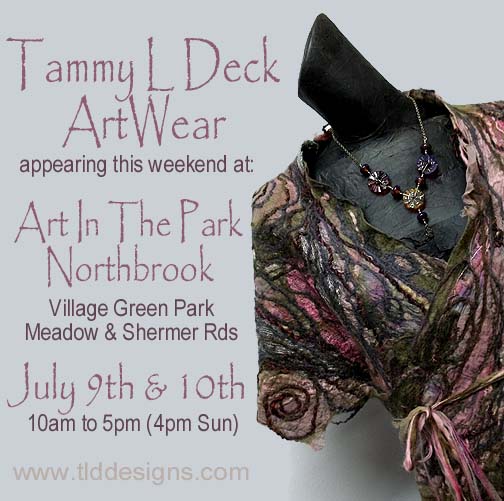 Tammy L Deck ArtWear Art Fair in Northbrook, IL