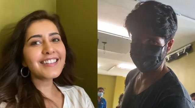 Raashii Khanna Gets Distracted By Shahid Kapoor While Singing, Watch Goofy Video Clip.