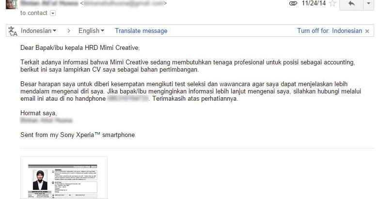 Cari Cara Kirim Surat Lamaran Lewat Email Kumpulan