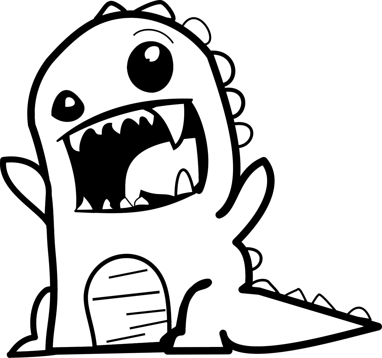 Best dinosaur coloring pages for kids