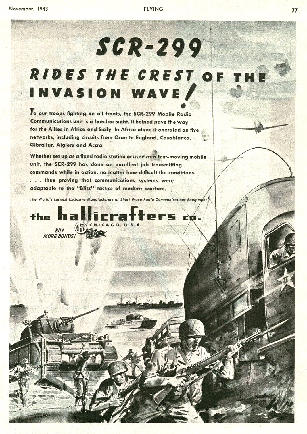 Mount Evelyn DX Report SHORTWAVE RADIO IN WORLD WAR 2 HALLICRAFTERS 1944