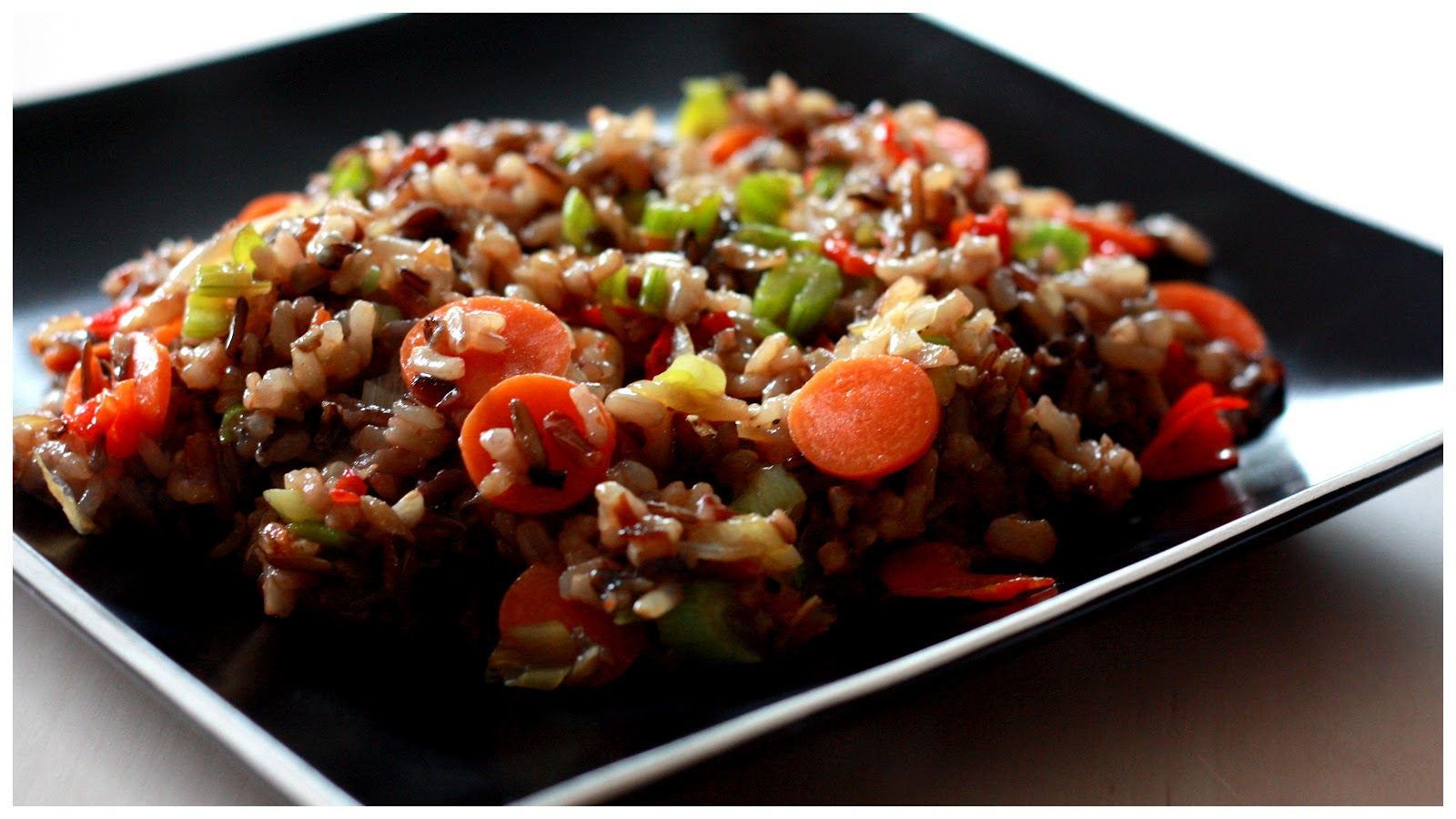 JoJo's Kitchen Wild rice with Sauteed Vegetables
