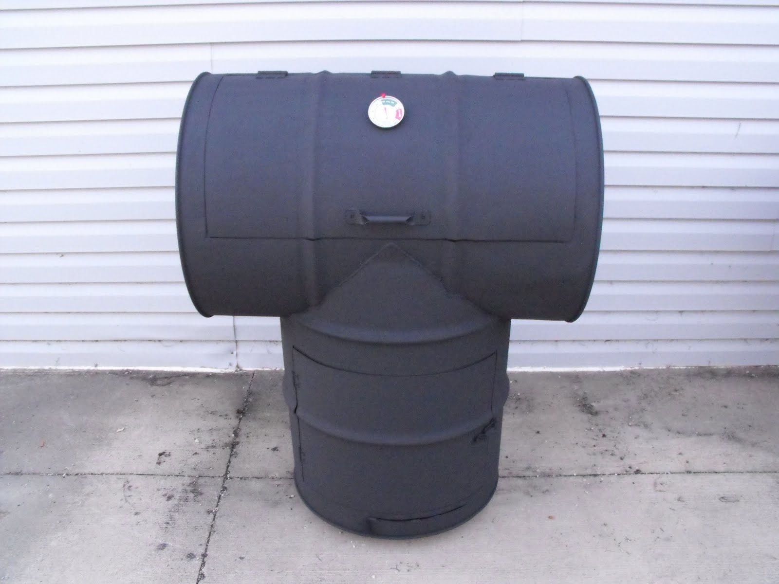 Canadian Smokin: Homemade Barrel Smoker