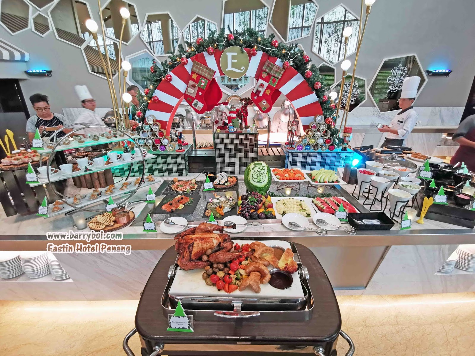 Christmas Dining at Eastin Hotel Penang.