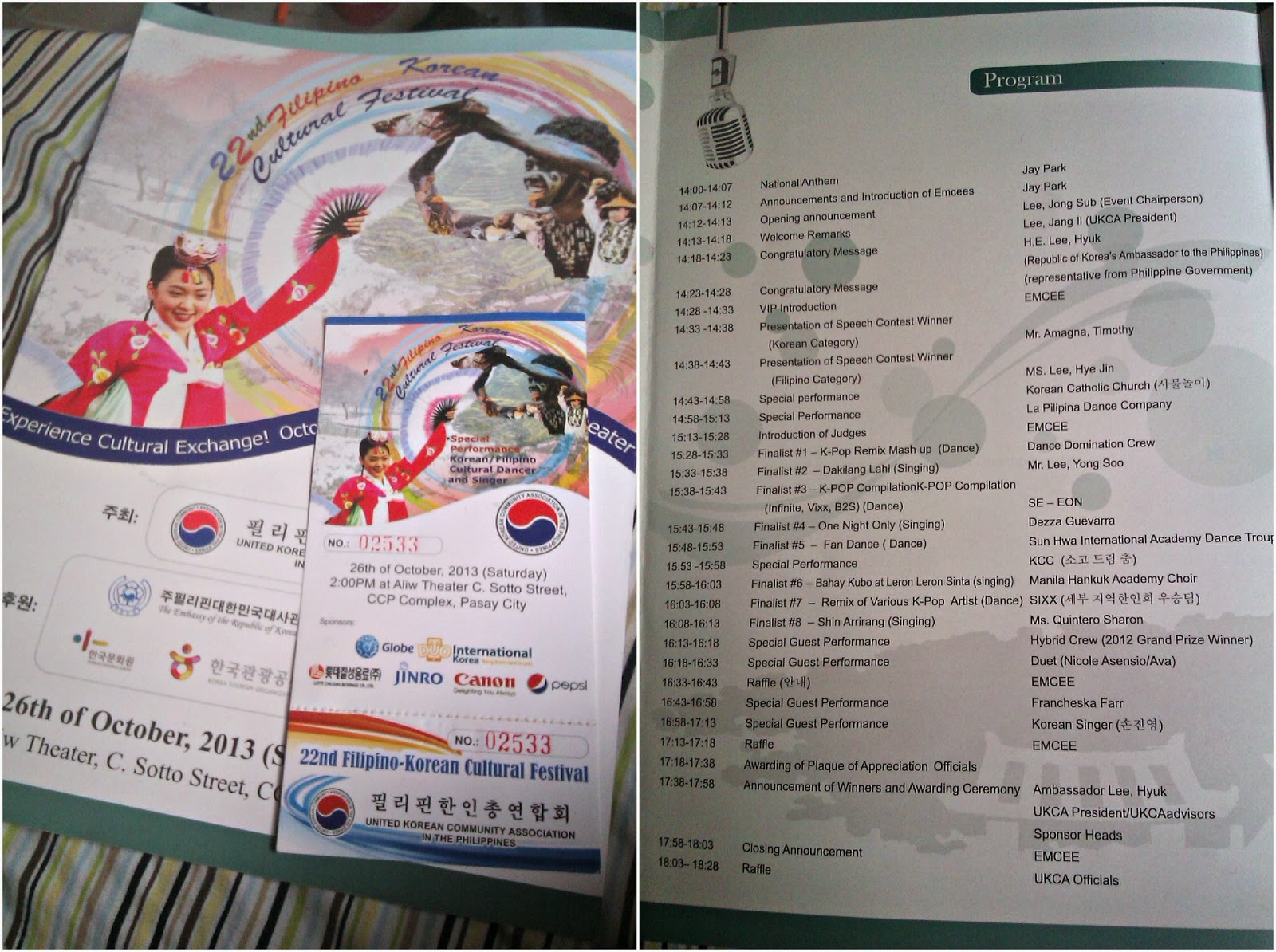 The 22nd Filipino-Korean Cultural Festival - Hey It's Jacque