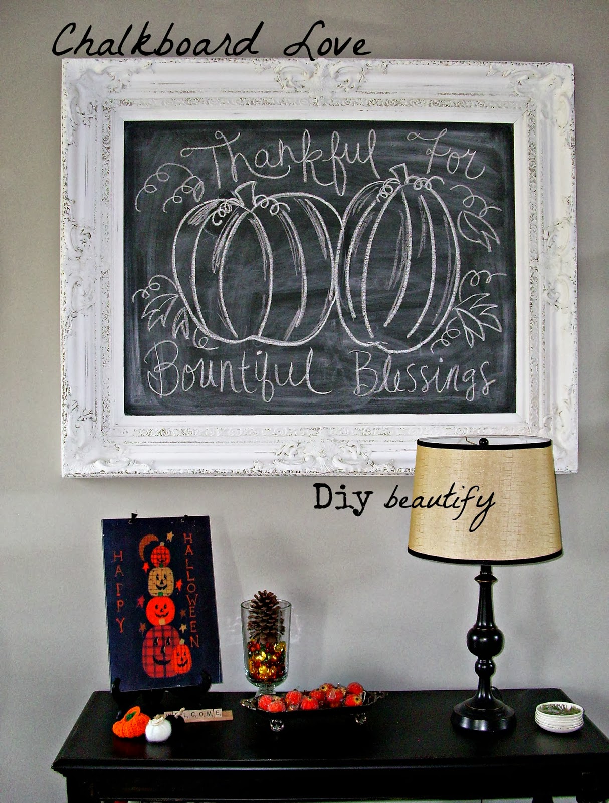 How to Make a Chalkboard From a Cupboard Door DIY Beautify Creating