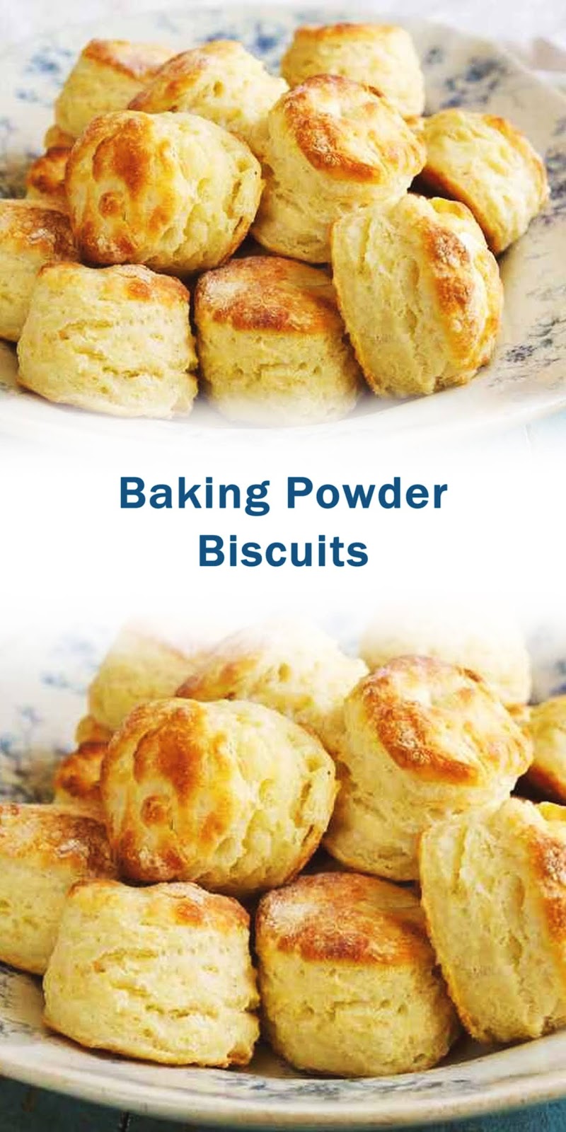 Baking Powder Biscuits 3 SECONDS