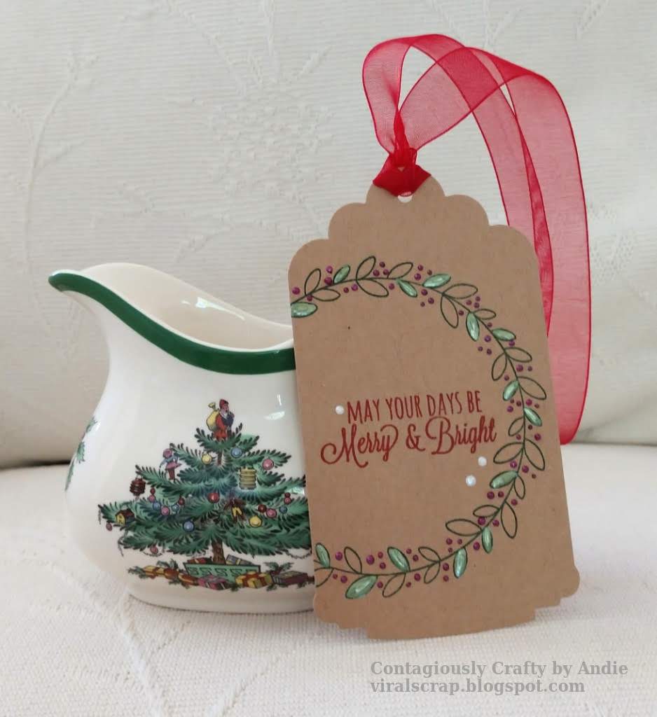 Merry christmas tags Contagiously Crafty: Merry Wishes Christmas Tags - Using some of the Stash