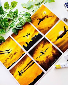 03-Aeroplanes-and-the-sunset-Geethu-www-designstack-co