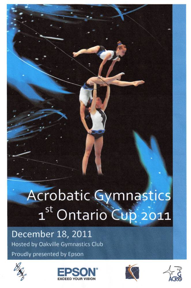 Oakville Gymnastics Club Acrobatic Gymnastics Team Snap Oakville 1st