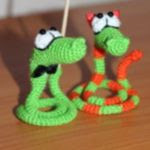 patron gratis serpiente amigurumi | free amigurumi pattern snake