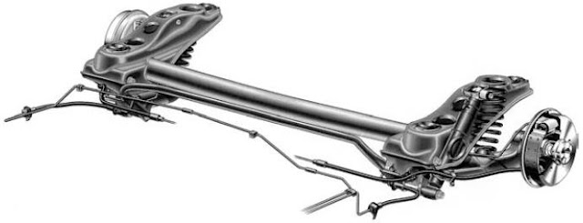 Mercedes a class trailing arm