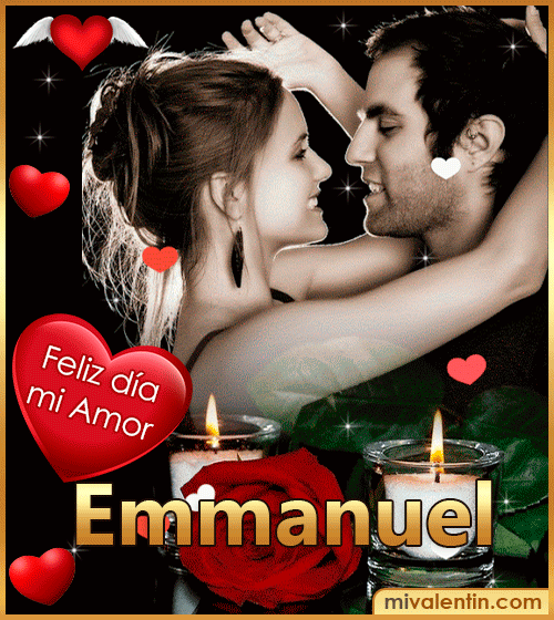 Feliz día San Valentín Emmanuel