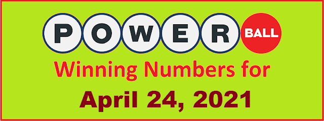 PowerBall Winning Numbers for Saturday, April 24, 2021