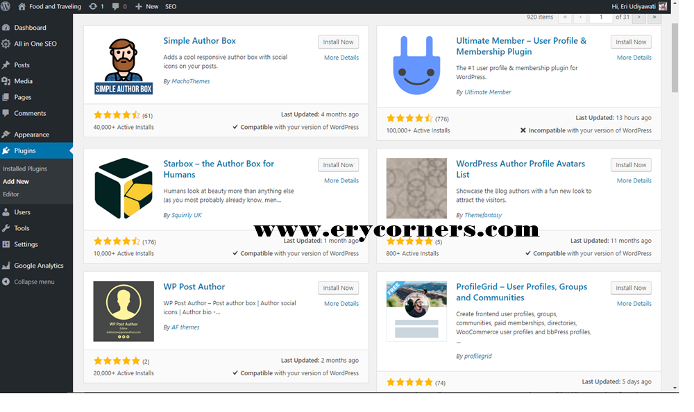 3 Plugin Ringan dan Mudah untuk Menambahkan Profile Author di Blog