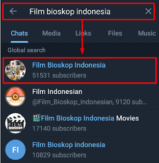 Cara Nonton (streaming) dan Download Film di Telegram