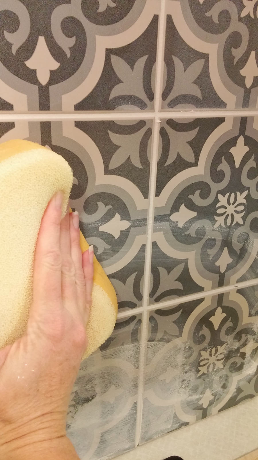 How to Tile a Backsplash Little Vintage Cottage