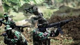 Kontak Tembak TNI vs KKB di Hitadipa Papua, 1 Orang Tewas