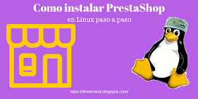 DriveMeca instalando y configurando ecommerce PrestaShop en Linux