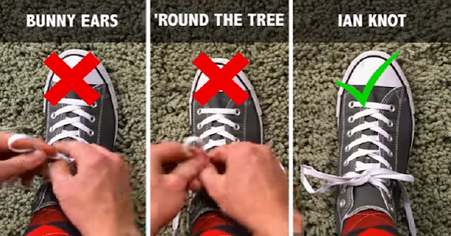 Here Is A Simple Trick You're Tying Your Shoelaces Wrong