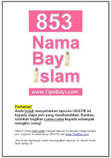 853 Nama bayi Islami