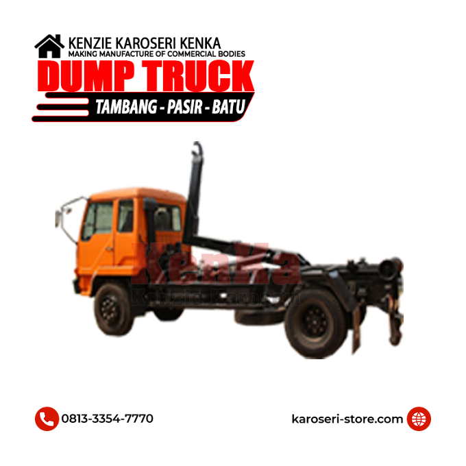 Info Harga Karoseri Dump Truck - Hook Lift - Arm Roll