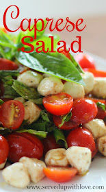 Caprese Salad recipe from Served Up With Love