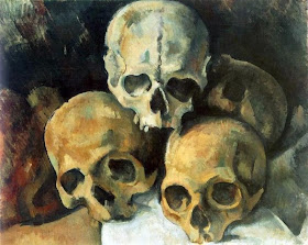 Cezanne Still Life Skulls