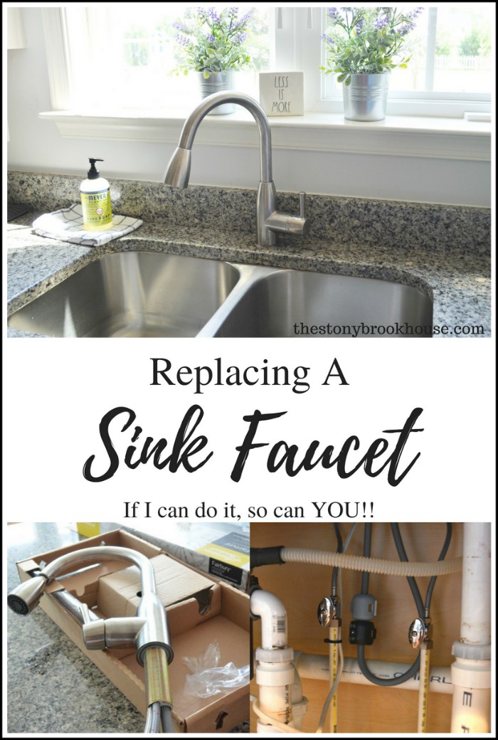 Replacing A Sink Faucet If I Can Do It, So Can You! The Stonybrook