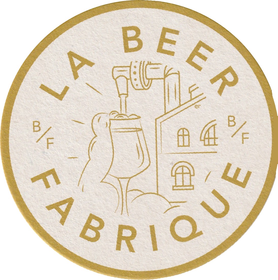 Sous bocks bretons La Beer Fabrique, Lyon