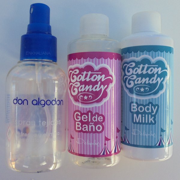  Deliplús Cottow Candy Gel De Baño / Body Milk / Don Algodón Spray Tejidos