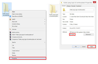 Cara menyembunyikan folder atau file di laptop menggunakan cmd