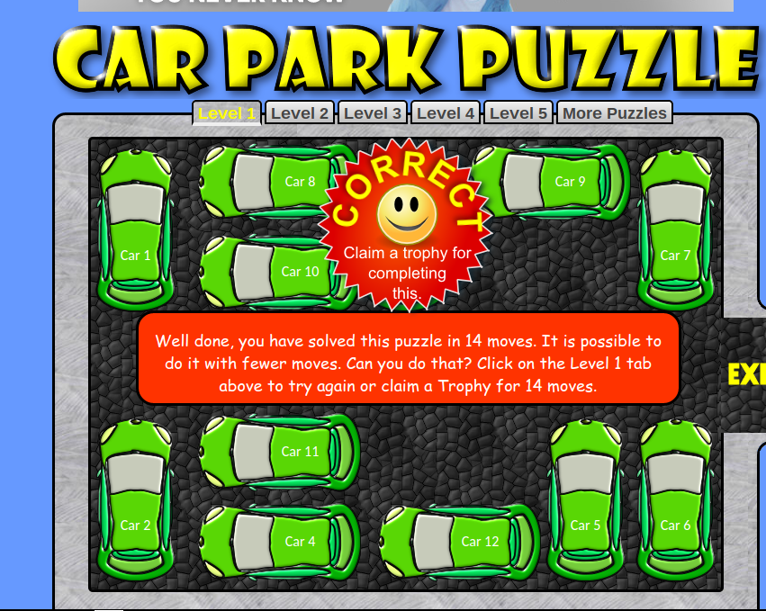 Joel Car park GameTransum