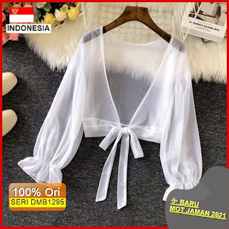 DMB1295 JUMPSUIT OVERALL CARDIGAN 1KG MUAT 7PCS KILANA OUTER KARDIGAN TALI BALONA HITS SELEBGRAM FASHION OOTD WANITA BARU 2021