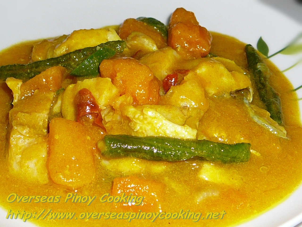 Pinoy Fish Curry with Kalabasa